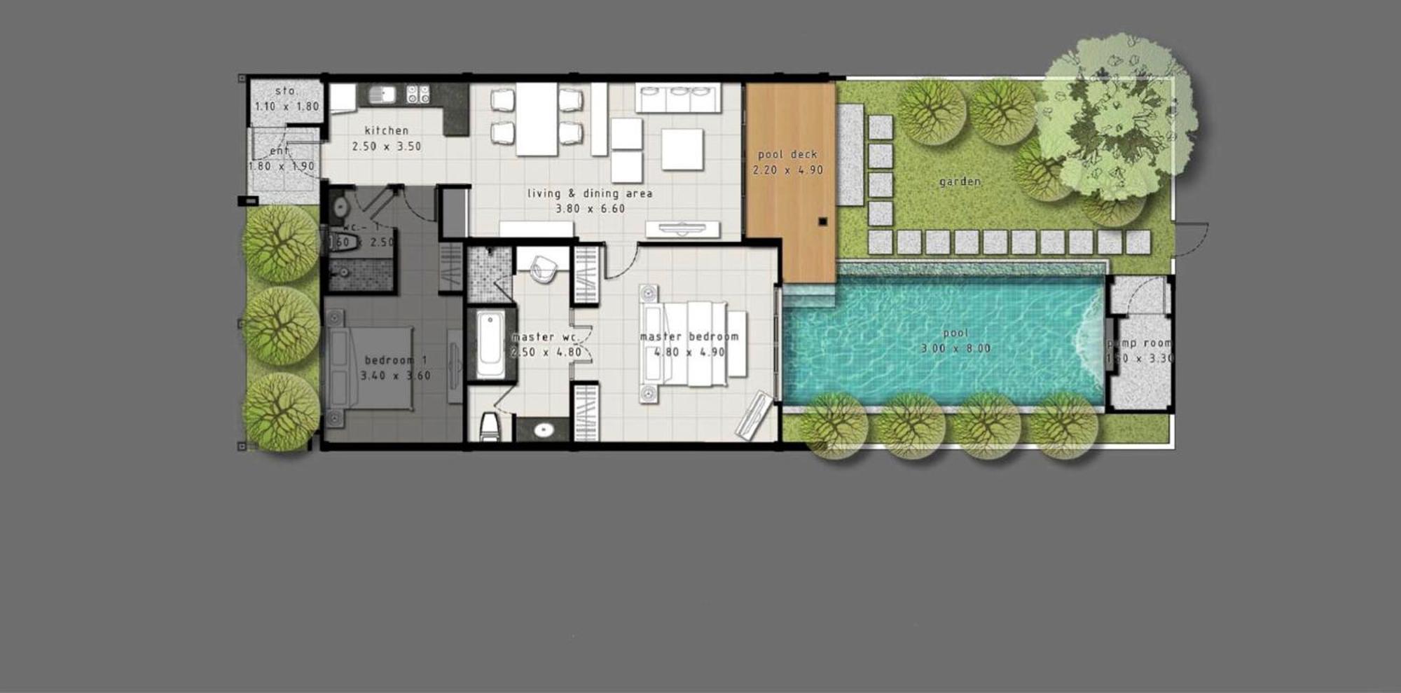 One Bedroom Onyx Villa Nai Harn Extérieur photo